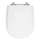 Assento Sanitário Ezedra Branco Neve Tampa para Vaso Ideal de Madeira Laqueada Assento Sanitário Ezedra Branco Neve Tampa para Vaso Ideal de Madeira Laqueada