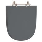 Assento Sanitário Ezedra Cinza Quartzo para vaso Ideal Standard