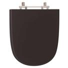 Assento Sanitário Ezedra Preto para vaso Ideal Standard