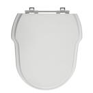 Assento Sanitário Hampton Cinza Platina Vaso Incepa MDF Laqueado