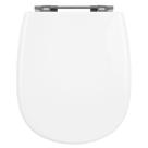 Assento Sanitário Icasa Sabatini Branco MDF Sicmol Brilho UV e Resistência Assento Sanitário Icasa Sabatini Branco MDF Sicmol Brilho UV e Resistência