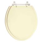 Assento Sanitário Laqueado Oval para vaso Incepa cor Bone ( Bege )