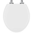Assento Sanitário Laqueado Soft Close Angra Branco para vaso Ideal Standard