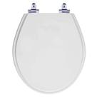 Assento Sanitário Laqueado Soft Close Carina Sterling Silver (Cinza Claro) para vaso Ideal Standard