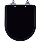 Assento Sanitário Laqueado Soft Close Nexo Onix (Preto Fosco) para vaso Roca