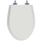 Assento Sanitário Laqueado Soft Close Victoria Sterling Silver (Cinza Claro) para vaso Ideal Standard Assento Sanitário Laqueado Soft Close Victoria Sterling Silver (Cinza Claro) para vaso Ideal Standard