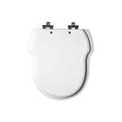 Assento sanitário madeira laqueado tampa para vaso incepa hampton branco - TONDO