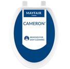 Assento sanitário Mayfair 1841EC 000 Cameron de madeira esmaltada branca