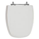 Assento Sanitário Monte Carlo Cinza Real (Claro) Tampa para Vaso Deca de Madeira Laqueada - SB