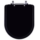 Assento Sanitário Nexo Onix (Preto Fosco) para vaso Roca