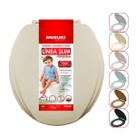Assento Sanitário Oval Almofadado Ravena Para o Vaso Deca 1.6gpf 6.0lpf
