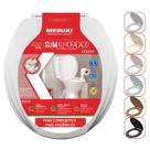 Assento Sanitário Oval Almofadado Spot Para o Vaso Deca 1.6gpf 6.0lpf