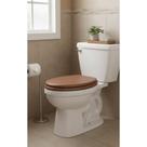 Assento Sanitário Oval PU Macio Caramelo 44x38cm