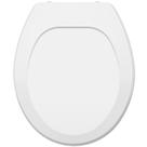 Assento Sanitário Oval Universal Tupan Branco Tampa de Vaso Convencional em Polipropileno Anatômico para Bacia Oval