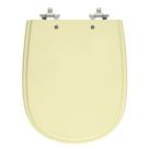 Assento Sanitário Paris Bone (Bege Claro) Tampa para Vaso Ideal Standard Madeira Laqueada