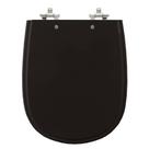 Assento Sanitário Paris Premium Ebony (Preto) Tampa para Vaso Ideal Standard de Madeira Laqueada