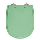 Assento Sanitário Paris Verde Acquamarine Tampa para Vaso Ideal de Madeira Laqueada