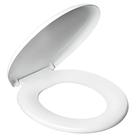 Assento Sanitário Plástico Almofadado Clássico Branco - PR1063-2 - PINCÉIS ATLAS Assento Sanitário Plástico Almofadado Clássico Branco - PR1063-2 - PINCÉIS ATLAS