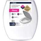Assento Sanitário Plástico Almofadado Quadrado, Cor Branco, Linha Primafer, Atlas. Assento Sanitário Plástico Almofadado Quadrado, Cor Branco, Linha Primafer, Atlas.