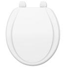 Assento Sanitário PNE Oval com Tampa e Anel Aberto Branco Acessibilidade Universal Compatível Deca, Celite, Icasa, Incepa, Fiori, Roca, Lorenzetti