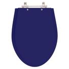 Assento Sanitário Poliéster Absolute Azul Cobalto para vaso Ideal Standard