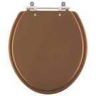 Assento Sanitário Poliéster Colonial Ocre (Marrom) para Vaso Hervy Assento Sanitário Poliéster Colonial Ocre (Marrom) para Vaso Hervy
