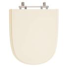 Assento Sanitário Poliéster Ezedra Bone (Bege Claro) para vaso Ideal Standard