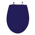 Assento Sanitário Poliéster Para Louça Absolute (Ideal Standard) Aço (Reb. Oculto) Azul Cobalto