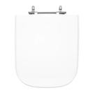 Assento Sanitário Poliéster Para Louça Axis (Deca) Aço (Reb. Oculto) Branco