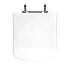 Assento Sanitário Poliéster Para Louça Bali (Incepa) Aço (Reb. Oculto) Branco