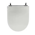 Assento Sanitário Poliéster Para Louça Calypso (Incepa) Aço (Reb. Oculto) Cinza Platina Assento Sanitário Poliéster Para Louça Calypso (Incepa) Aço (Reb. Oculto) Cinza Platina