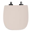 Assento Sanitário Poliéster Para Louça Fit (Celite) Slow Close Cromado (Reb. Oculto) Rosato