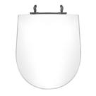 Assento Sanitário Poliéster Para Louça Riviera/Smart (Celite) Aço Sedile