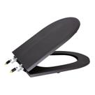 Assento Sanitário Poliéster Para Louça Riviera/Smart (Celite) Super Luxo Croma Onix Sedile