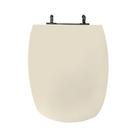 Assento Sanitário Poliéster Para Louça Venice (Belize) Aço (Reb. Oculto) Bege Claro