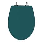 Assento Sanitário Poliéster Para Louça Victória (Ideal Standard) Aço (Reb. Oculto) Verde Amazônia