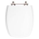 Assento Sanitario Poliester Primula Plus Branco para Vaso Fiori Assento Sanitario Poliester Primula Plus Branco para Vaso Fiori