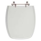 Assento Sanitario Poliester Primula Plus Cinza Claro para Vaso Fiori Assento Sanitario Poliester Primula Plus Cinza Claro para Vaso Fiori