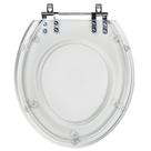 Assento Sanitário Poliéster Saveiro Cristal para vaso Celite