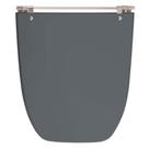 Assento Sanitário Poliéster Scala Cinza Quartzo Para Vaso Ideal Standart Assento Sanitário Poliéster Scala Cinza Quartzo Para Vaso Ideal Standart