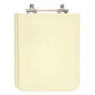 Assento Sanitário Poliéster Square Bone (Bege Claro) para vaso Incepa Cidamar