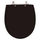 Assento Sanitário Polo Preto para Vaso Hervy
