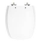 Assento Sanitário Primula Branco Tampa para Vaso Fiori de Madeira Laqueada