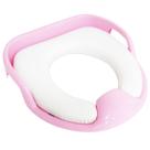Assento Sanitário Redutor Infantil Almofadado Acolchoado com Alça Portátil Rosa Brinqway BW-073RS