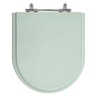 Assento Sanitário Riviera Verde Água Marinha Tampa para Vaso Celite em Madeira Laqueada - SB