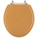 Assento Sanitário Saveiro Amarelo Terra para vaso Celite Assento Sanitário Saveiro Amarelo Terra para vaso Celite