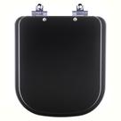 Assento Sanitário Soft Close Axis Ébano Fosco (Preto Fosco) para vaso Deca
