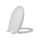Assento Sanitário SoftClose Oval Evolution Tupan Cinza Claro/Prata