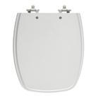 Assento Sanitário Stylus Cinza Prata Tampa para Vaso Celite de Madeira Laqueada Assento Sanitário Stylus Cinza Prata Tampa para Vaso Celite de Madeira Laqueada