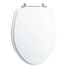 Assento Sanitário Tampa de Vaso Branco MDF Laqueado Absolute para bacia Ideal Standard